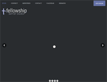 Tablet Screenshot of fellowshipbaptistonline.com