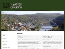 Tablet Screenshot of fellowshipbaptistonline.org